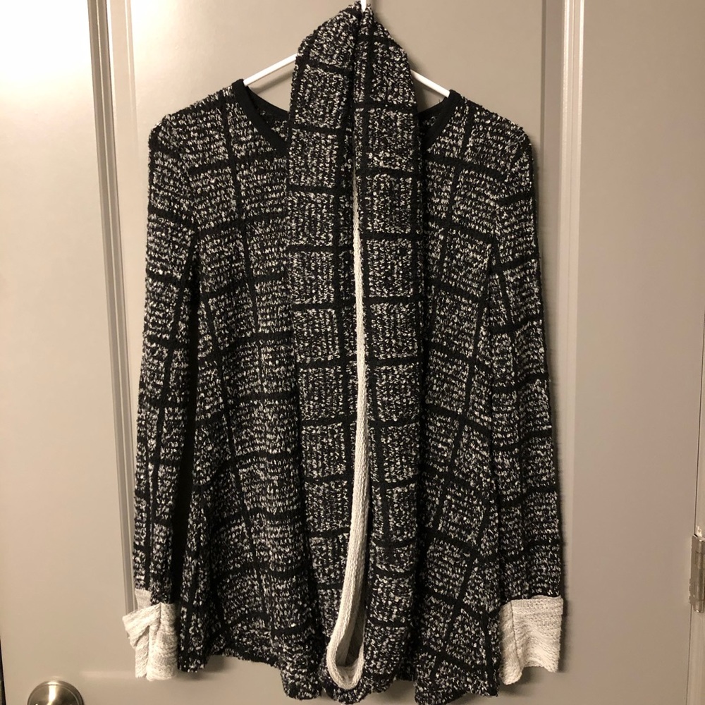 Sweater with matching scarf